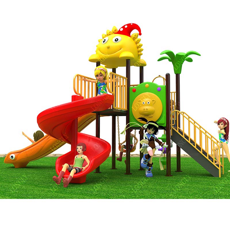 Kids Education Park - زحليقة بلاستيكية تجارية 450×270×280 سم للأطفال