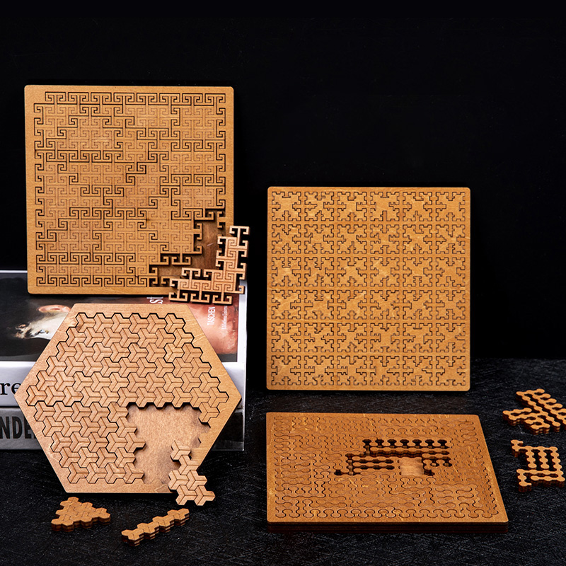 Brain Teaser Cube - لغز خشبي مستحيل ألغاز الذكاء للبالغين