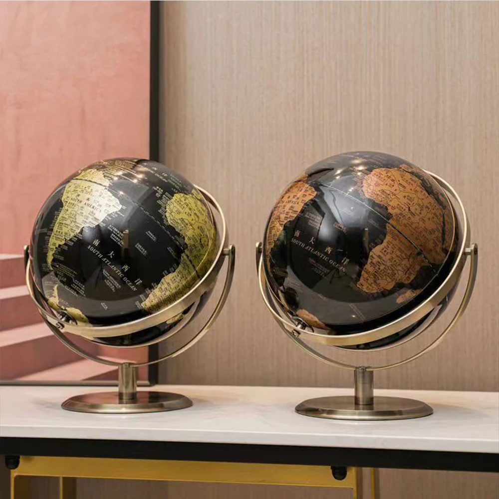 Educational Globe For Kids - إكسسوارات ديكور المنزل ريترو وورلد غلوب