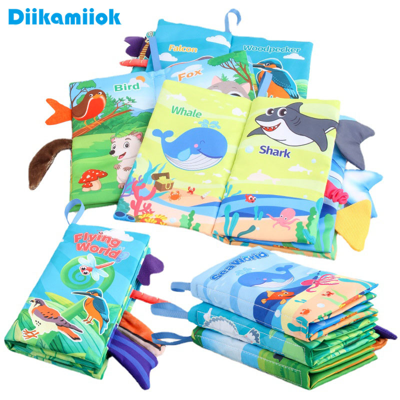 Kids Early Education Books - كتب قماشية جديدة للأطفال للتدريب البصري