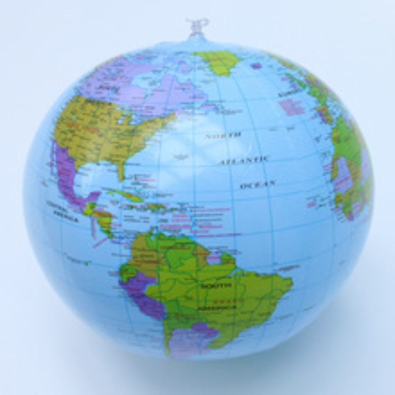 Educational Globe For Kids - كرة أرضية قابلة للنفخ سهلة القراءة