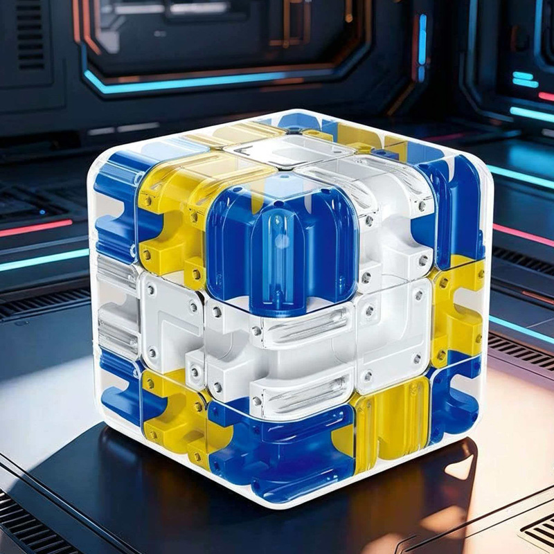 لعبة متاهة ثلاثية الأبعاد مبتك - مراجعة Brain Teaser Cube وسعره