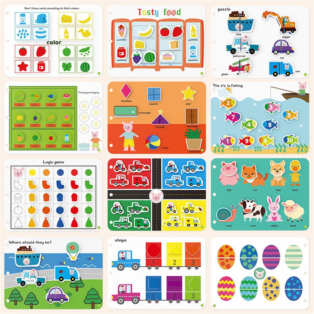 لعبة ملصقات للأطفال، كتاب هدية - مراجعة Kids First Education وسعره