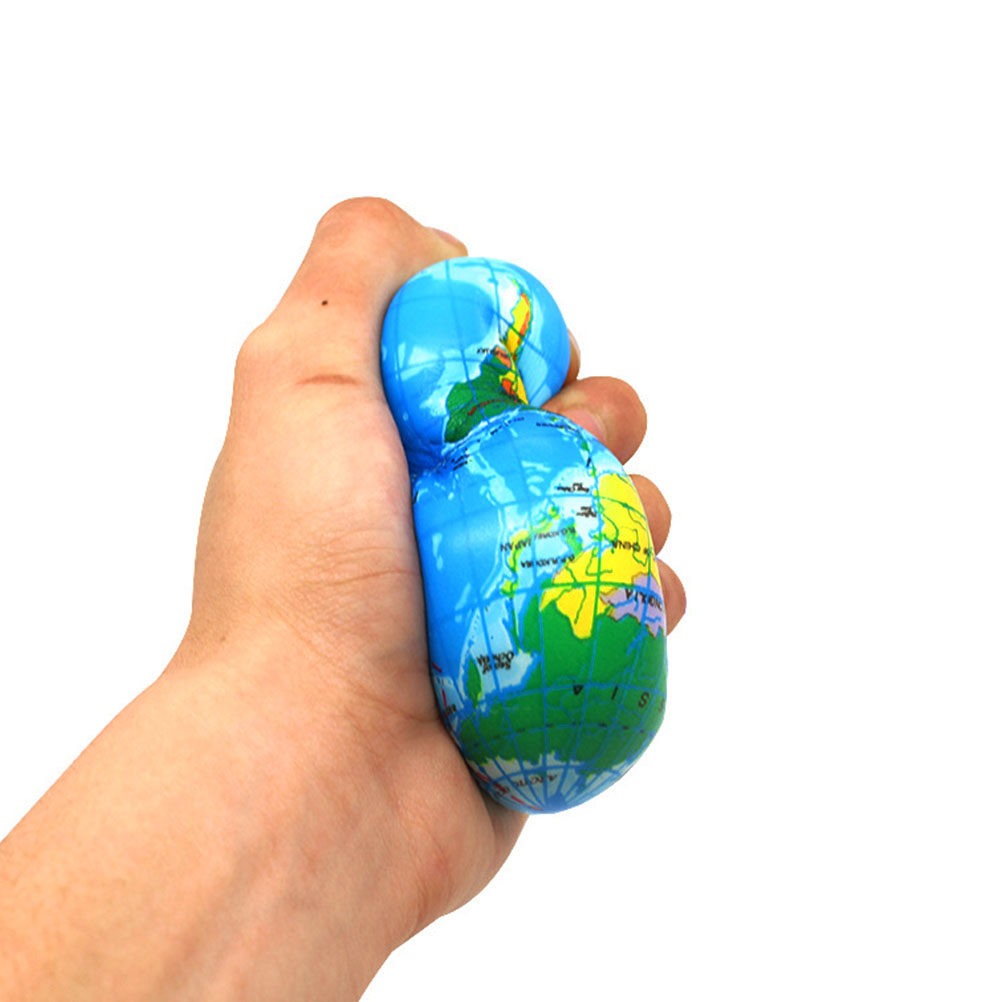 6 قطع من كرات الضغط المرنة للأ - مراجعة Educational Globe For Kids وسعره