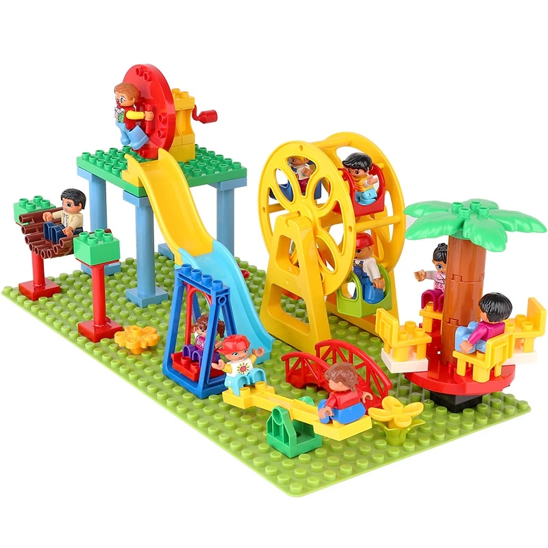 مكعبات بناء كبيرة متوافقة مع ا - مراجعة Kids Education Park وسعره