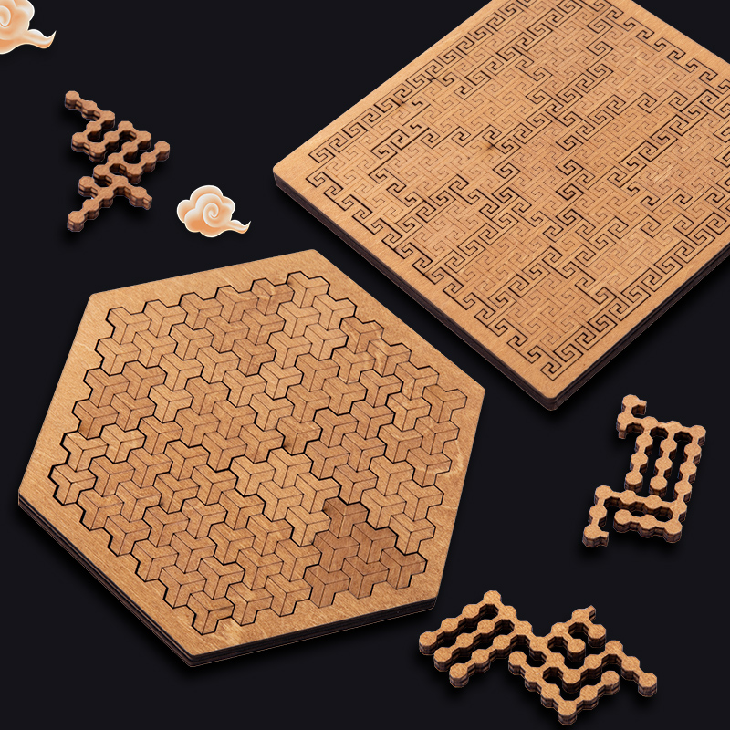 لغز خشبي مستحيل ألغاز الذكاء ل - مراجعة Brain Teaser Cube وسعره