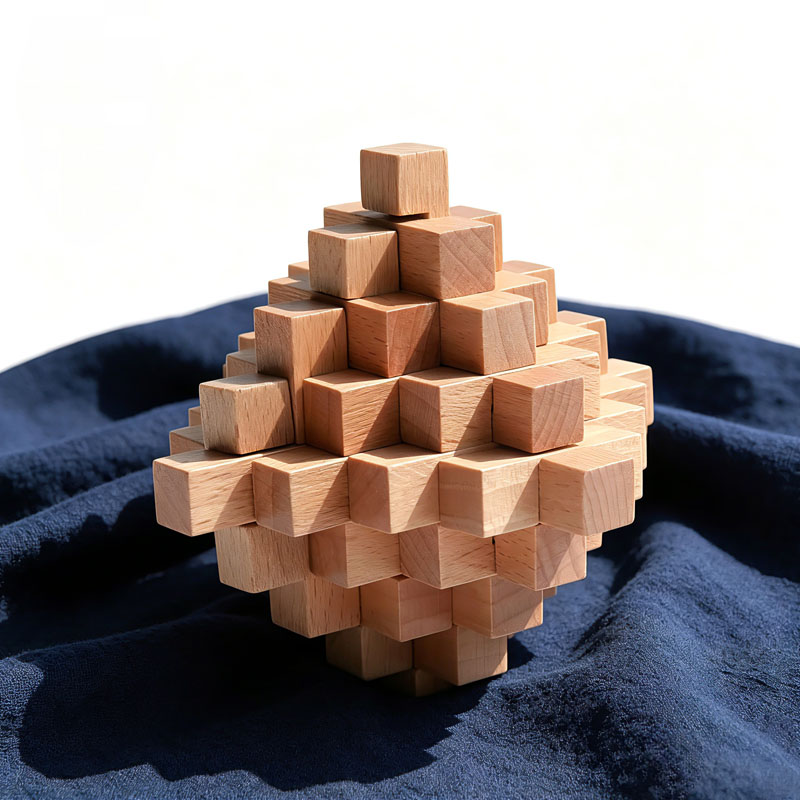 أحجية لو بان الخشبية الصعبة عل - مراجعة Brain Teaser Cube وسعره