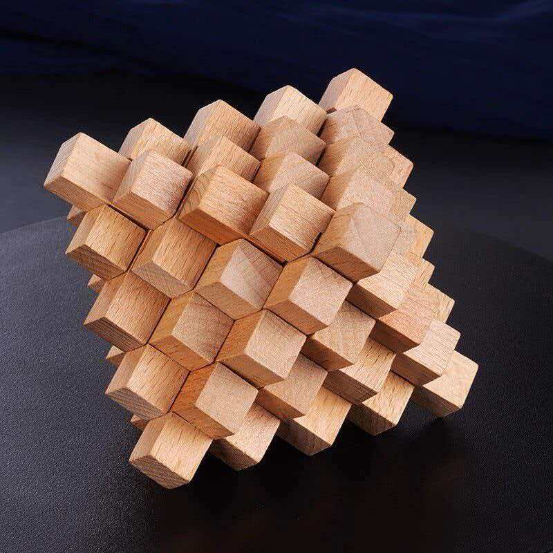أحجية لو بان الخشبية الصعبة عل - مراجعة Brain Teaser Cube وسعره