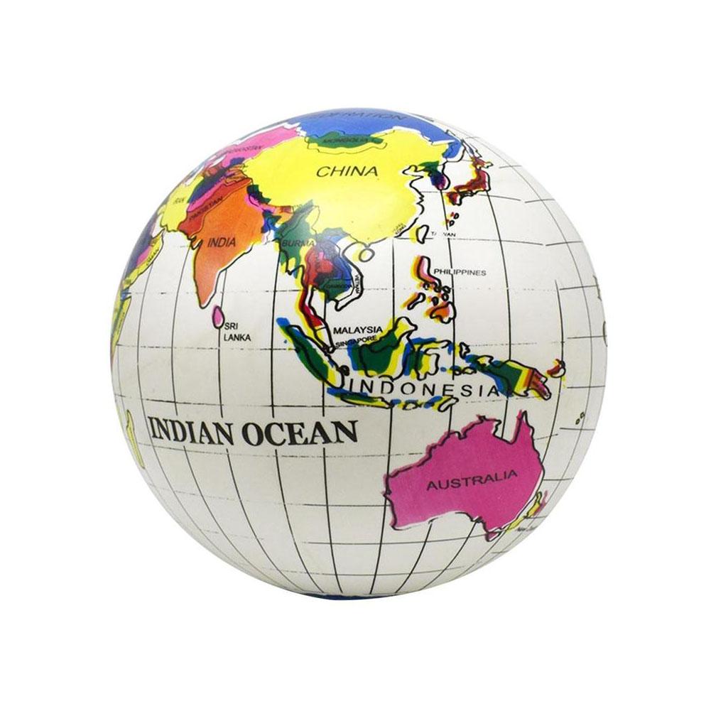 12/16 بوصة نفخ غلوب كرة الشاطئ - مراجعة Educational Globe For Kids وسعره