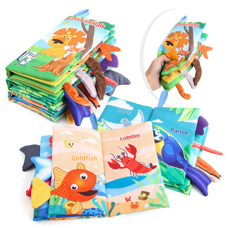 كتب قماشية جديدة للأطفال للتدر - مراجعة Kids Early Education Books وسعره