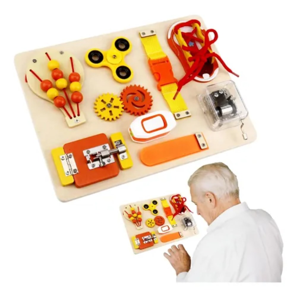 ألعاب لوحة مونتيسوري الخشبية ا - مراجعة Kids Education Gift وسعره