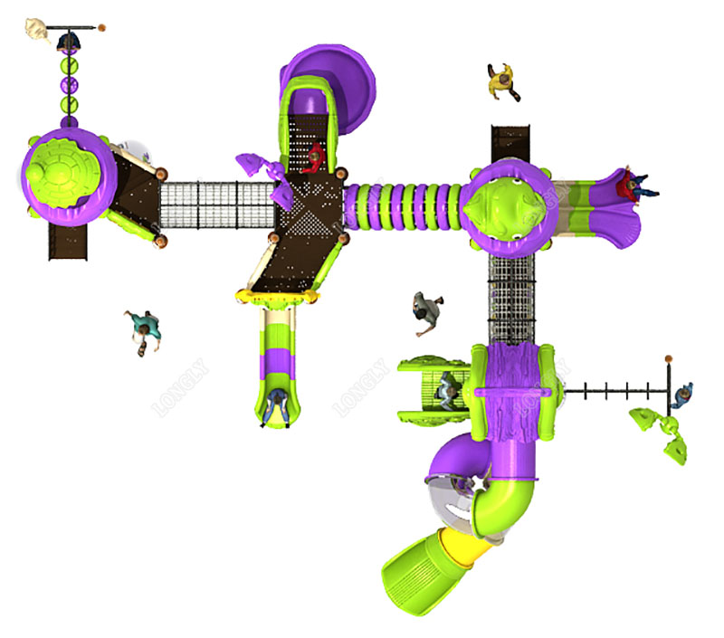 أحدث زحليقة بلاستيكية خارجية ل - مراجعة Kids Education Park وسعره