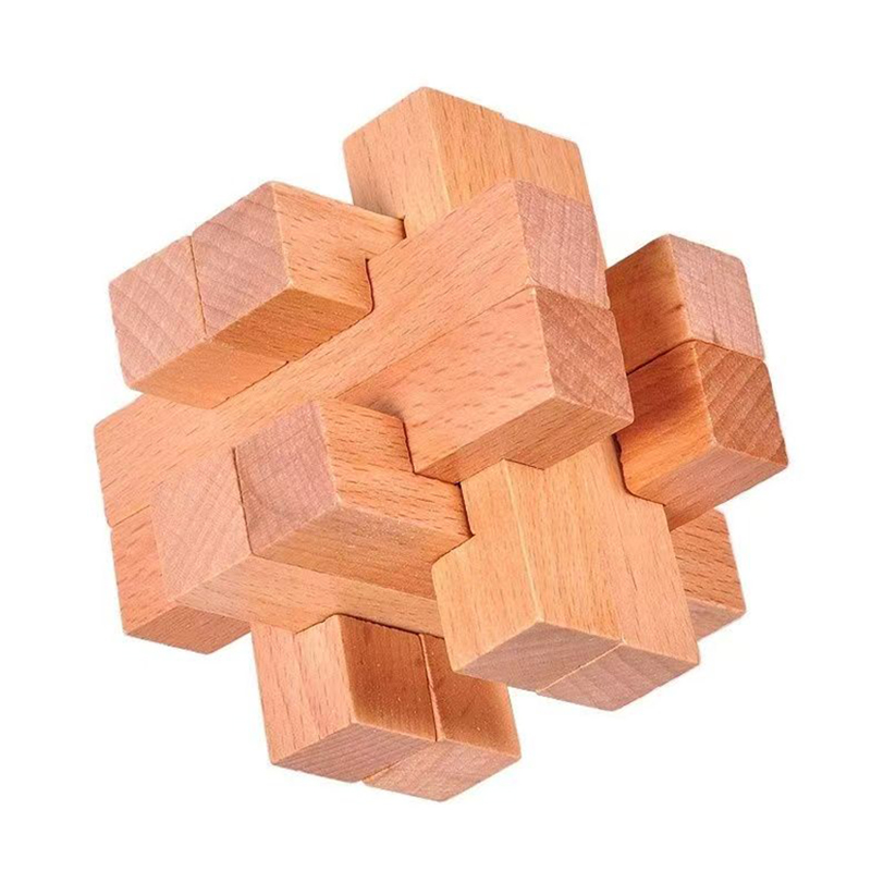 دعابة الدماغ الخشبية للبالغين  - مراجعة Brain Teaser Cube وسعره