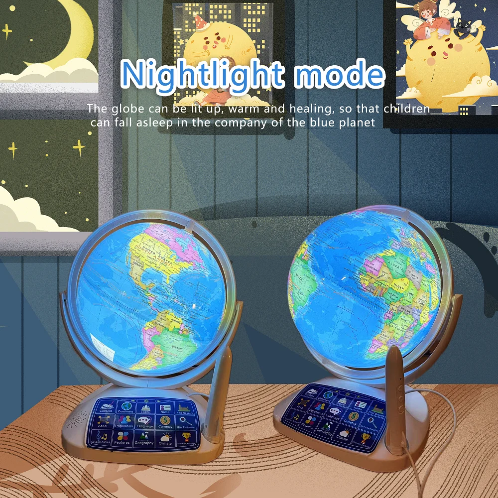 كرة أرضية ذكية تفاعلية للأطفال - مراجعة Educational Globe For Kids وسعره