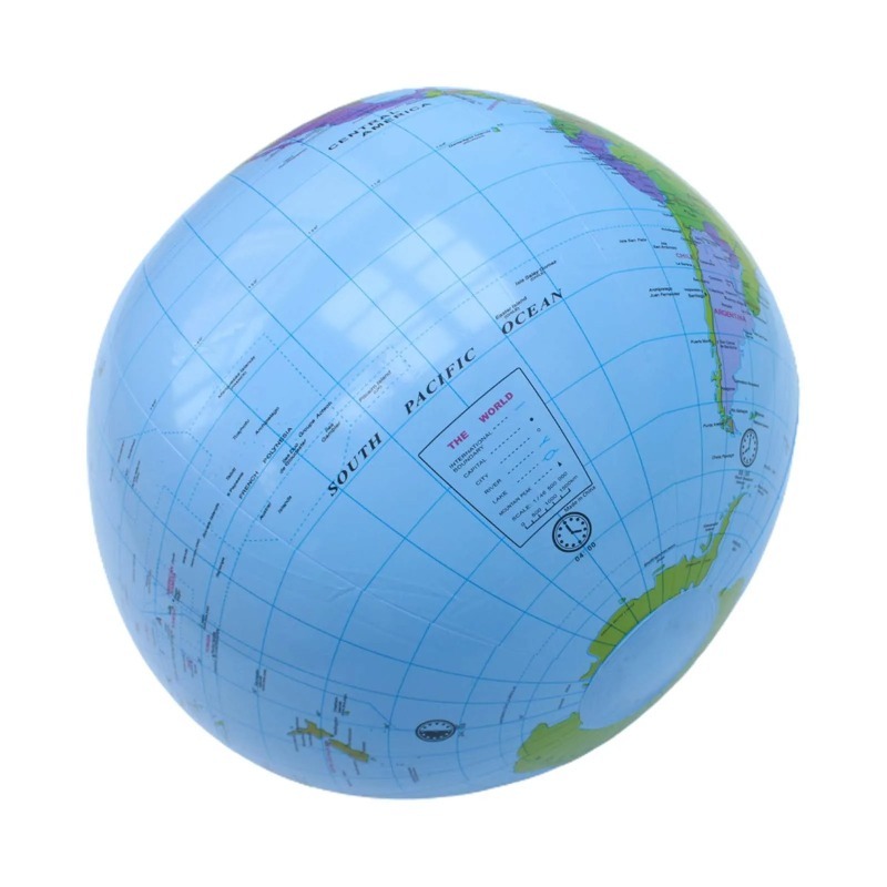 كرة أرضية قابلة للنفخ سهلة الق - مراجعة Educational Globe For Kids وسعره